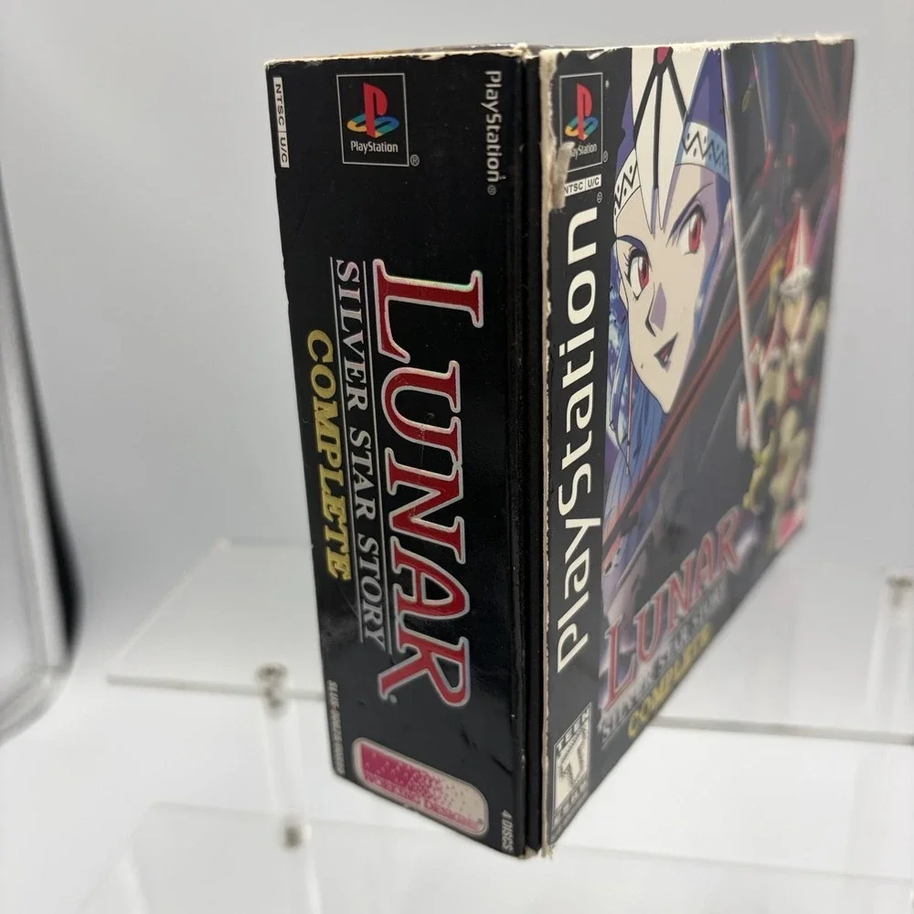 Lunar Silver Star Story Complete Playstation One Map Sealed Hardback‎ Manual